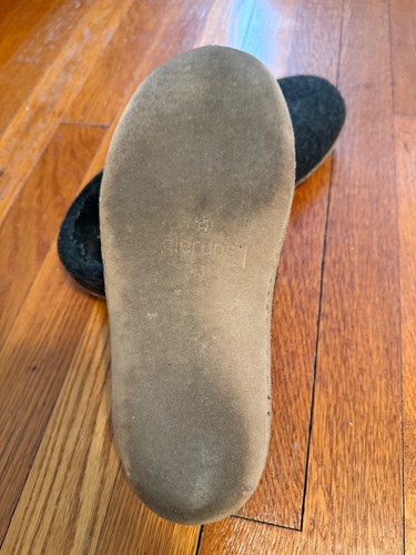 Zapato de Lana Glerups Suela de Cuero Zapatilla Talla: 43 Verde - Imagen 4 de 5