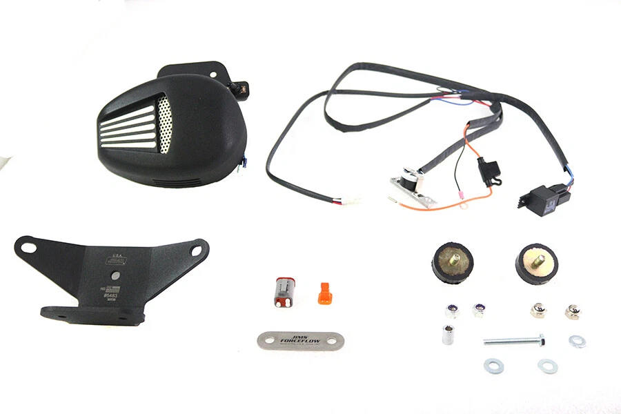Kit de enfriador de culata Jims Forceflow negro para Harley Davidson Foto 3 de 4