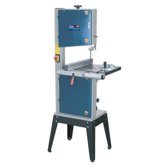 Sealey SM1306 335mm Professional Bandsaw Bench Mounted Tilting Table Band Saw