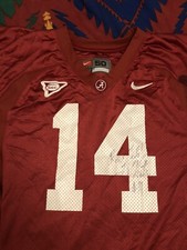 Authentic Alabama Tyler Watts QB 2002 Season Senior Game Worn Signed Jersey