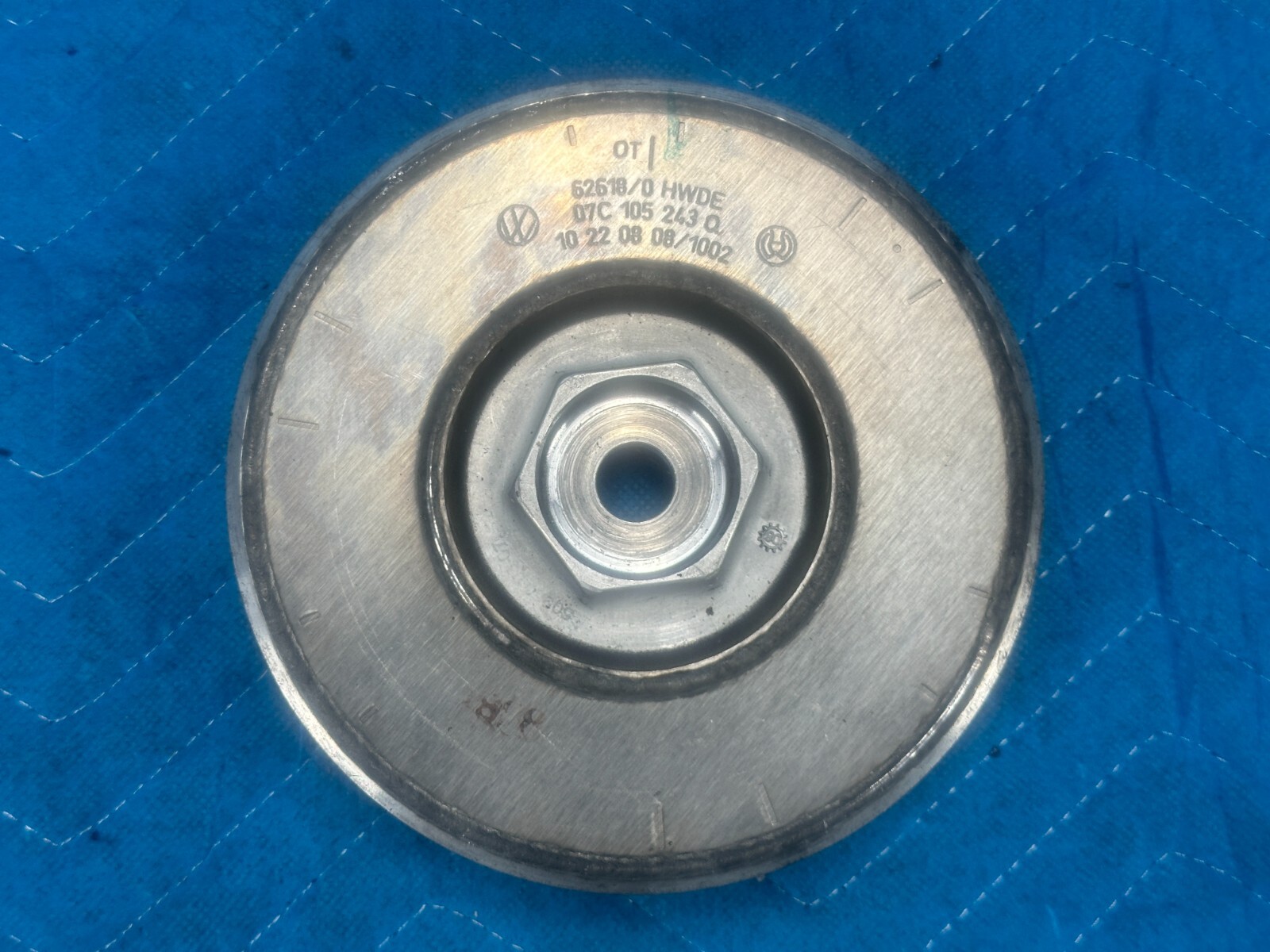 Bentley Continental Flying Spur BWR Engine Crankshaft Pulley 29k 2006-2012 OEM