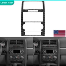 For Dodge Magnum Charger 08-10 Real Carbon Fiber Center Console Panel Cover Trim