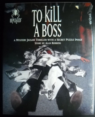 Bepuzzled Jigsaw Puzzle 1994 To Kill A Boss A Mystery Thriller Alan Robbins
