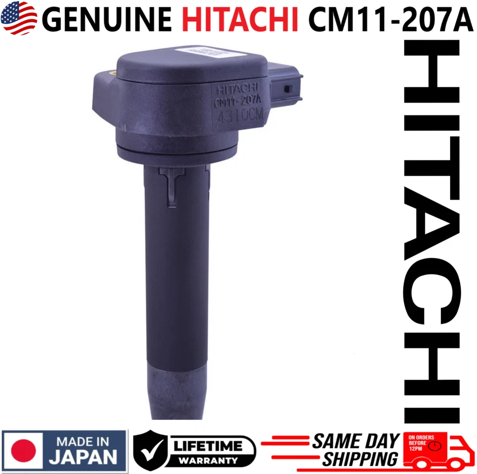 GENUINE HITACHI HONDA x6 Ignition Coils For 1999-2010 Honda & Acura, CM11-207A - Image 4 of 4