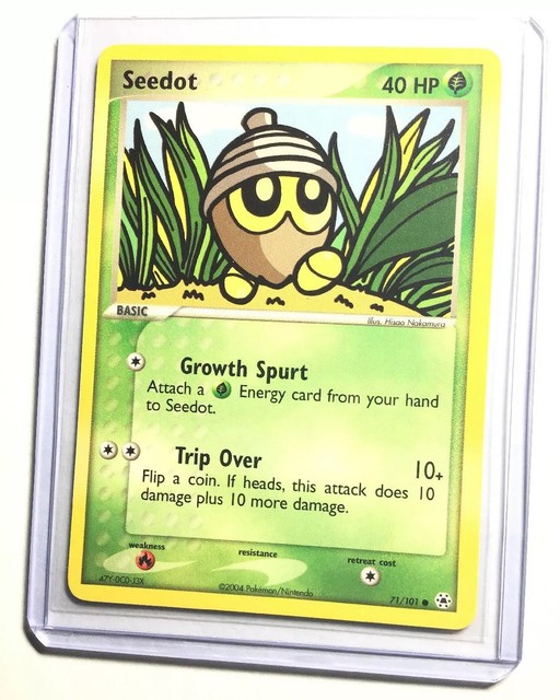 SEEDOT 71 101 EX Hidden Legends Common Pokemon Card NM EBay