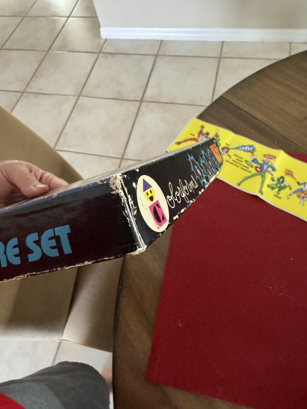 Vintage 1979 Kiss Colorforms Set, by Auction with instructions, Rock