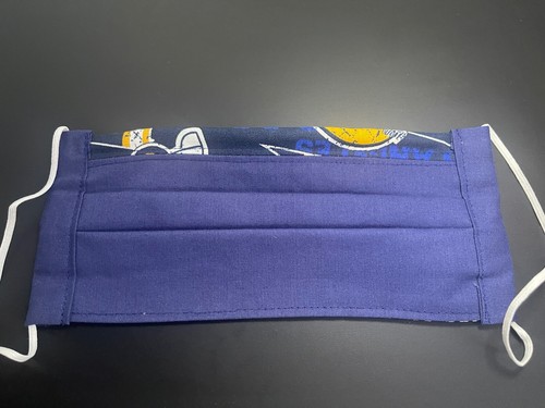 Los Angeles Rams face mask With Nose Wire Filter Pocket - Picture 2 of 2