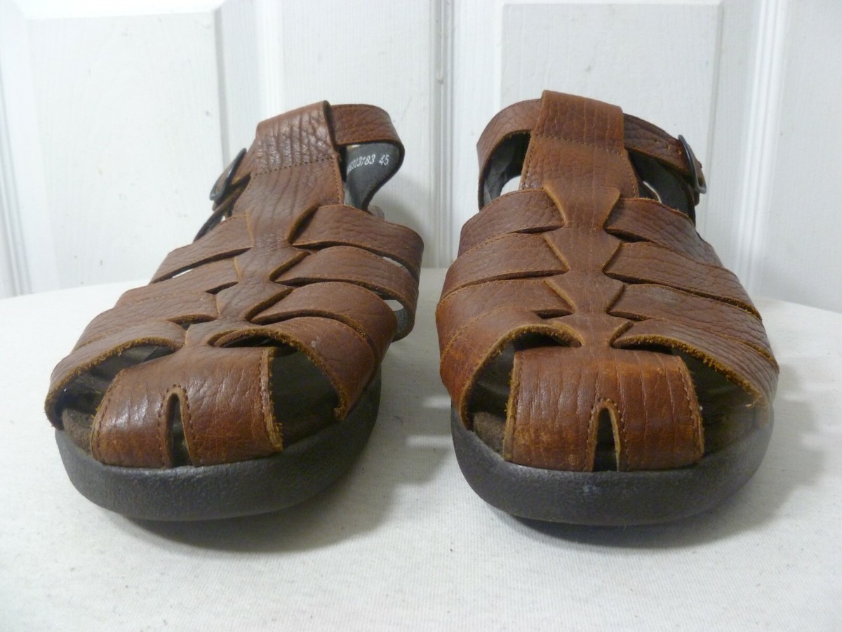 MEPHISTO SAM TAN GRAIN COMFORT FISHERMAN SANDAL MEN display picture 3
