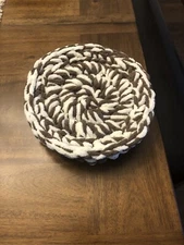 Crocheted Potholders Hot pads/ Candle Mats- Handmade Crocheted Set of Two