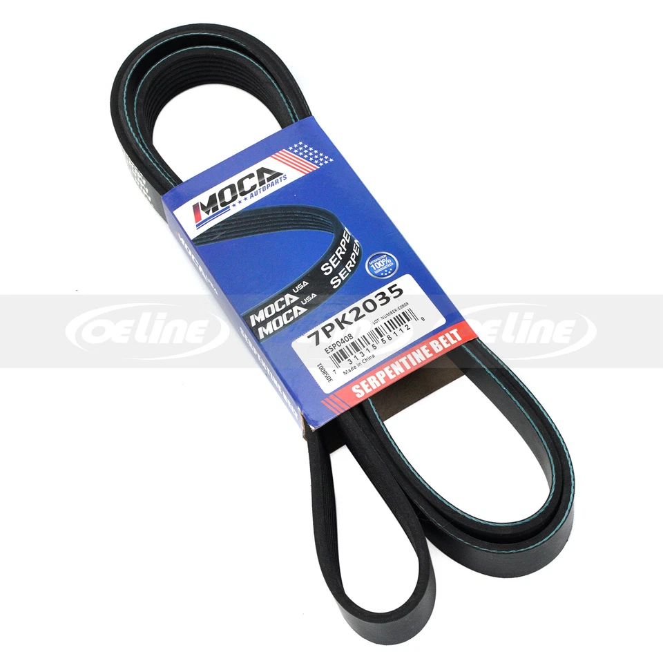 Cinturón serpentino 7PK2035 para Mercedes-Benz Sprinter GL/ML320 R/E/S350 Dodge Jeep Foto 4 de 4