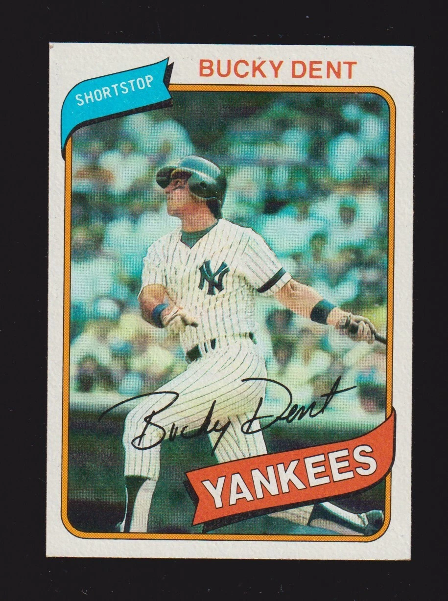 1980 TOPPS #60  Bucky Dent  NEW YORK YANKEES  EX  A