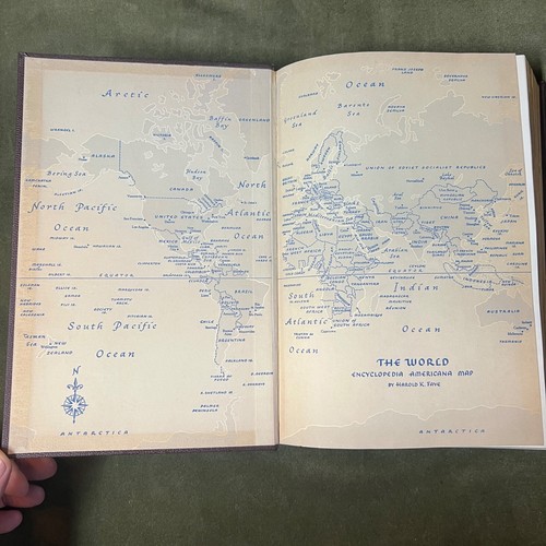 The Encyclopedia Americana Brown ANNUALS 1954 Thru 1965 (Missing 1959) - Picture 11 of 91