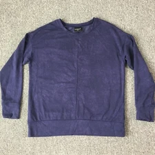 32 Degrees Heat Shirt Womens Small Purple Long Sleeve Fleece Top Pullover