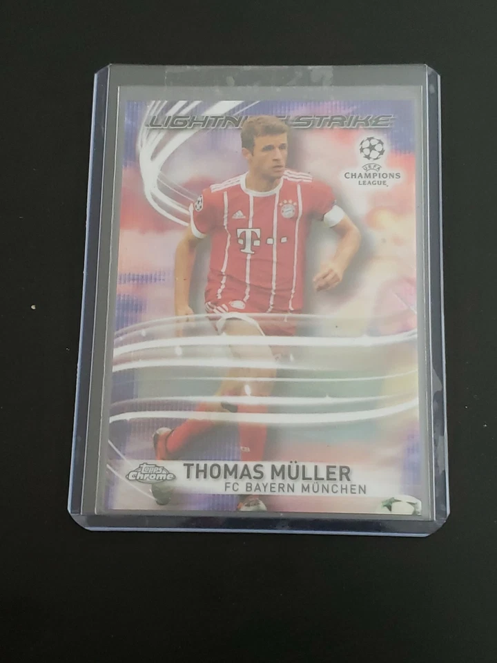 2017-18 TOPPS CHROME -- THOMAS MULLER -- ** LIGHTNING STRIKE ** #LS-TM -- MINT! - Image 3 of 3
