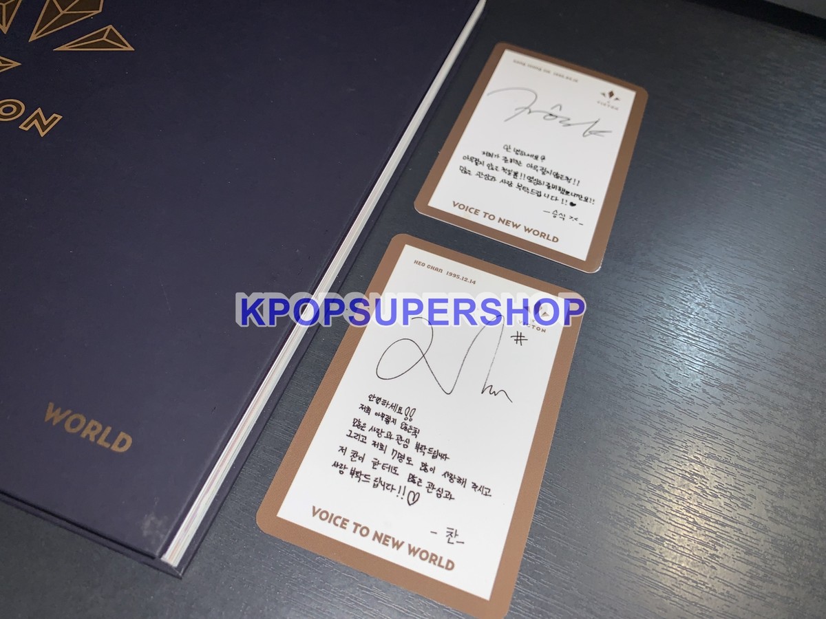 Victon 1st Mini Album Voice to the New World CD Chan Seungsik