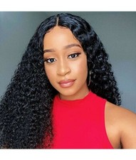 13x5x1 T Part Curly Lace Front Human Hair 20in