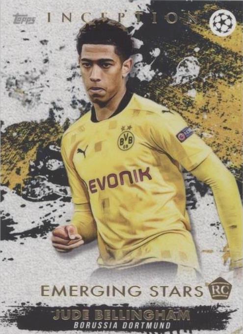 2020-21 Topps Inception UCL - Emerging Stars Jude Bellingham (RC) for ...