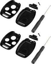 Replacement Key Fob Case Shell, 2 Pcs No Cutting Required Car Key Fob Key