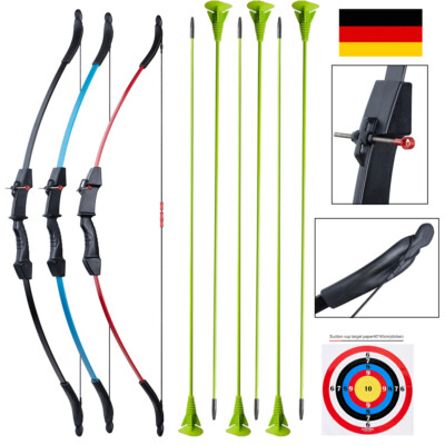 Takedown Recurve Bogen Teens Anfänger Bogenschießen Set 15lbs Übungsbogen RH LH