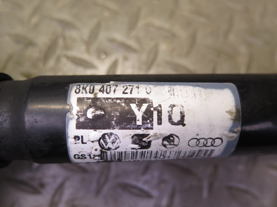 08-17 AUDI 8T A5 S5 AWD eje delantero derecho medio eje 8K0407271Q OEM Foto 3 de 4