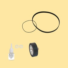 Cinghia rullo pressione olio = kit 8 per registratore a nastro Akai GX-215 D