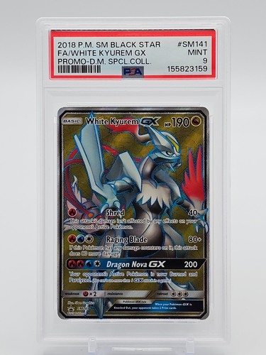 White Kyurem-GX graded PSA 9 for sale on eBay
