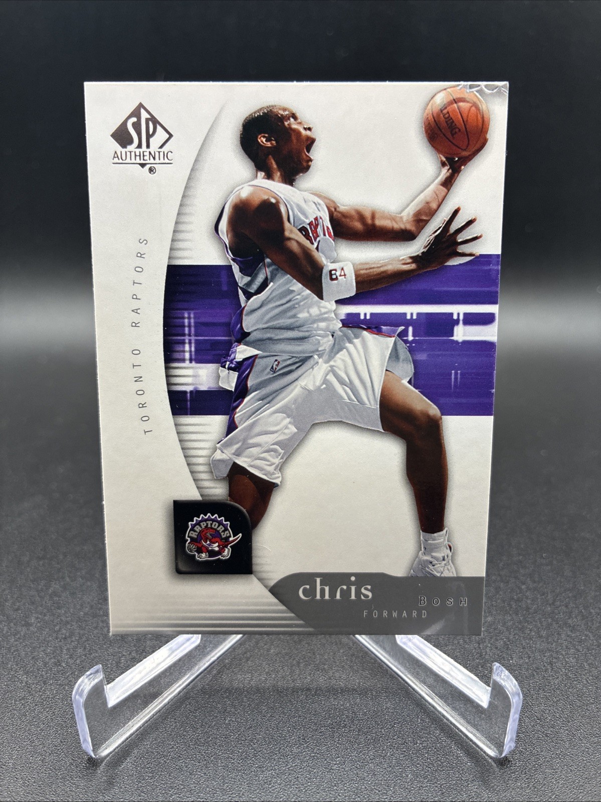 Chris Bosh 2005-06 UD SP Authentic #82- Toronto Raptors