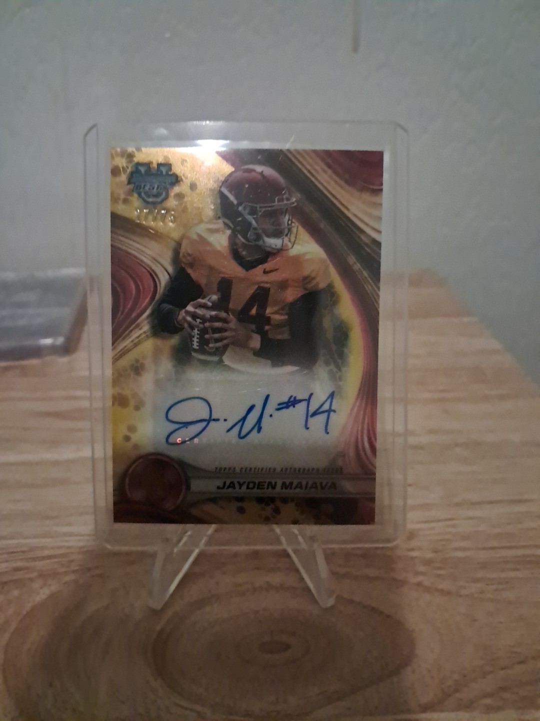 2024 Bowman University Chrome Jayden Maiava Autograph /75