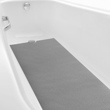 16" x 40" Non Slip Bathtub Mat with Drain Cut Out Anti Slipping Non Skid Safe
