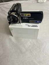 HD Digital Video Camera HDV-604S 1080p CMOS 16X Super Zoom Camcorder w/cables