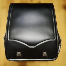 Randoseru Backpack Black Japan Made Clarino Fit-chan School Bag Aurora Blade