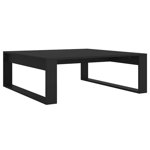Couchtisch Schwarz 100X100X35 Cm Holzwerkstoff-image