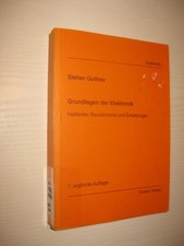 Grundlagen der Elektronik von Stefan Goßner ...