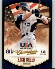 2013 Panini USA Baseball Champions Zach Green #96