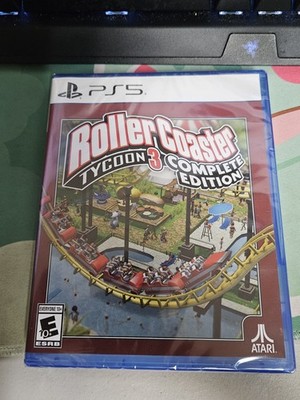 Roller Coaster Tycoon 3 Complete Edition Sony PlayStation 5 PS5 BRAND NEW SEALED