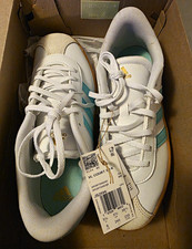 adidas VL Court 3.0 K Kids Sneakers White/Blue Gum Rubber Sole US 6 JS2596