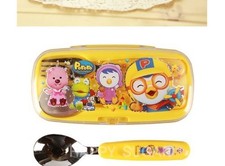 Pororo Cutie Spoon Fork Set with Hard Case