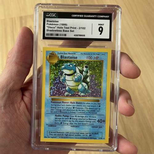 Blastoise (Shadowless) graded CGC 9 for sale on eBay
