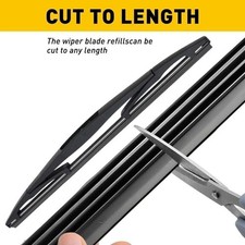 28universal Auto Wiper Rubber Refills 4pcs Windshield Blade Inserts Replacement
