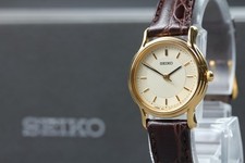 [NEUF] Montre pour femme Seiko Spirit 1N01-0BX0 à quartz ronde dorée du JAPON
