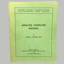 Vintage Univ of Chicago Analog Computer Manua...