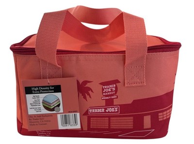 Trader Joe's Mini Insulated Bag Peach/Orange August 2025 Release