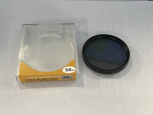 Promaster 58mm CIR-PL Circular Polarizer Filter.