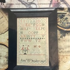 Ann Whitaker 1827  Cross Stitch Chart by Hear...