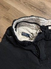 Polo Ralph Lauren Men's Black Cotton Vintage Preppy Shorts