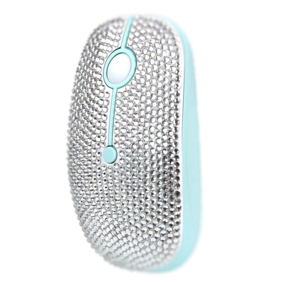 Bling Dazzling 2.4G Wireless Mouse Covered with Austrian Crystal Diamond Rhin... - Image 2 of 4