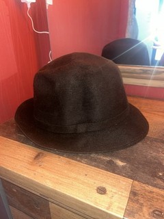 Herrenhut Fedora Stil Vintage Borsalino Made For Brunos Zürich Filzhut Gr. M