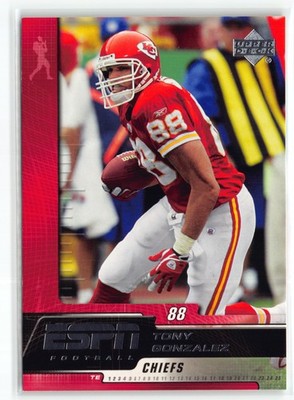 Tony Gonzalez 2005 Upper Deck ESPN Football #50