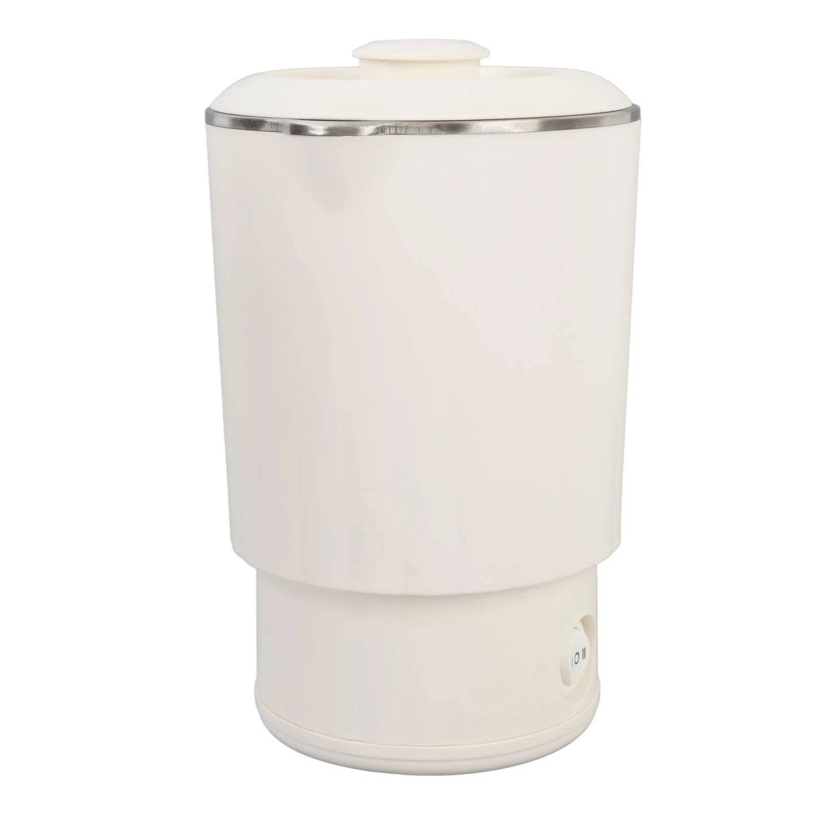 Travel Electric Kettle 600ml Capacity 600W Fast Heating Stainless Steel Porta...