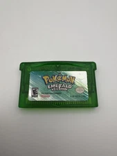 Pokemon Emerald Authentic GBA Cartridge Only - Saves WORKS TESTED
